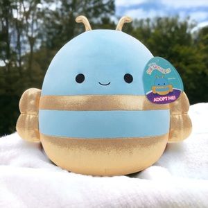 Queen Bee Golden and Light Blue 14" Adopt Me! Squishmallow